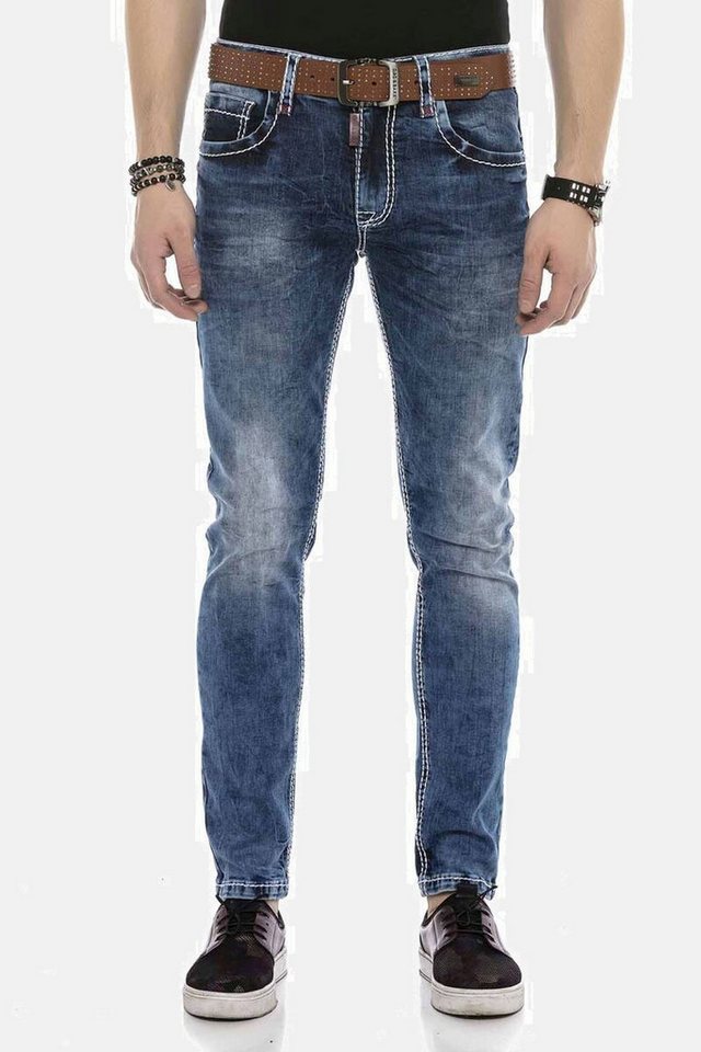 Cipo & Baxx 5-Pocket-Jeans DENIM bequeme Jeans in klassischem Design, CD588 von Cipo & Baxx