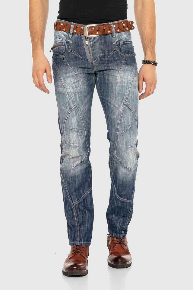 Cipo & Baxx 5-Pocket-Jeans Jeans im Used-Look von Cipo & Baxx