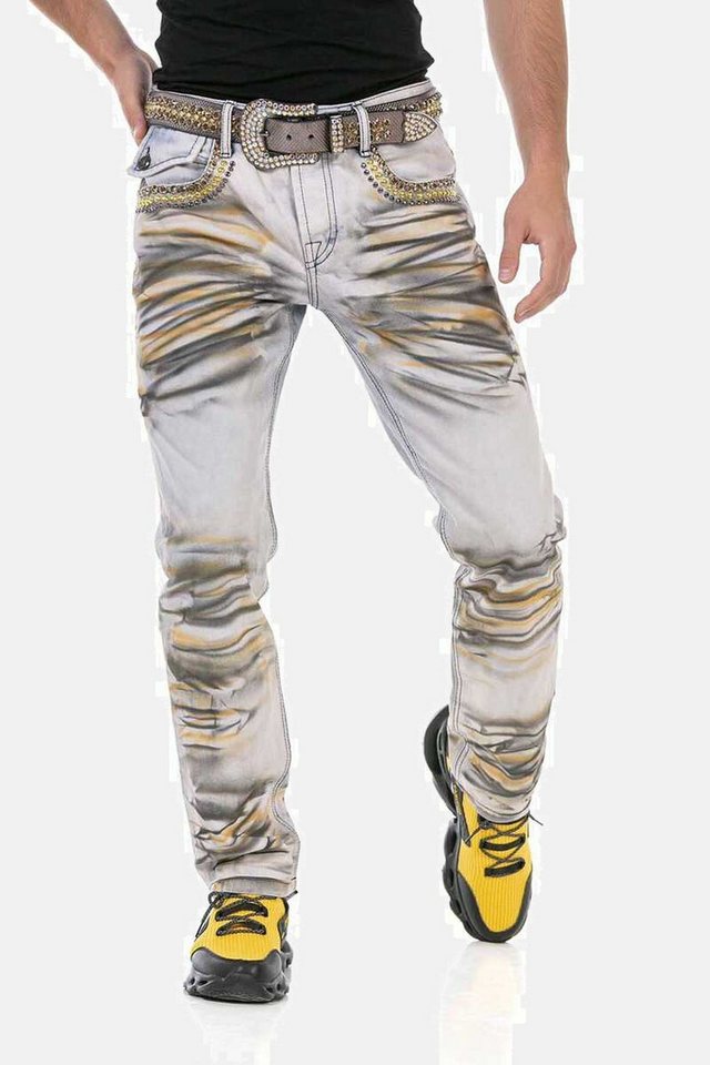 Cipo & Baxx 5-Pocket-Jeans Jeans in extravagantem Look, CD733 von Cipo & Baxx