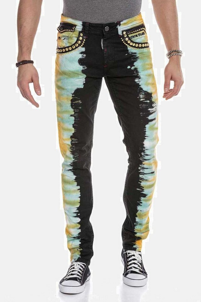 Cipo & Baxx 5-Pocket-Jeans Jeans m extravaganten Look, CD664 von Cipo & Baxx