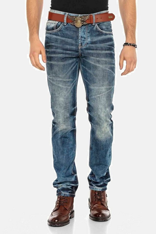 Cipo & Baxx 5-Pocket-Jeans Jeans in Straight-Fit, CD-328 von Cipo & Baxx