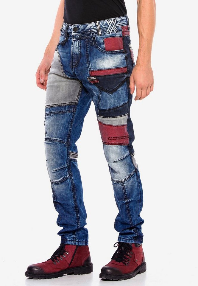 Cipo & Baxx Bequeme Jeans im extravaganten Design von Cipo & Baxx