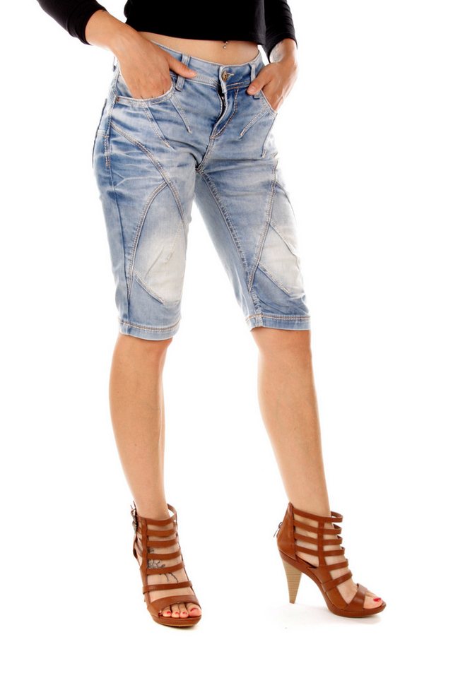 Cipo & Baxx Bermudas Cipo & Baxx Damen Bermuda Shorts WK145 von Cipo & Baxx