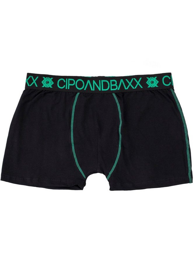 Cipo & Baxx Boxershorts mit trendigen Kontrast-Akzenten von Cipo & Baxx