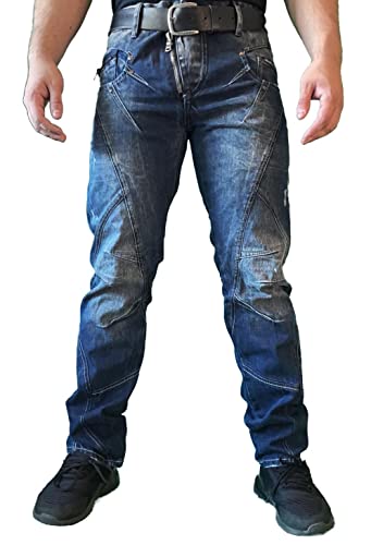 Cipo & Baxx Bronze Zipp Herren Jeans Denim Straight Cut C-0768 (W33/L32) von Cipo & Baxx