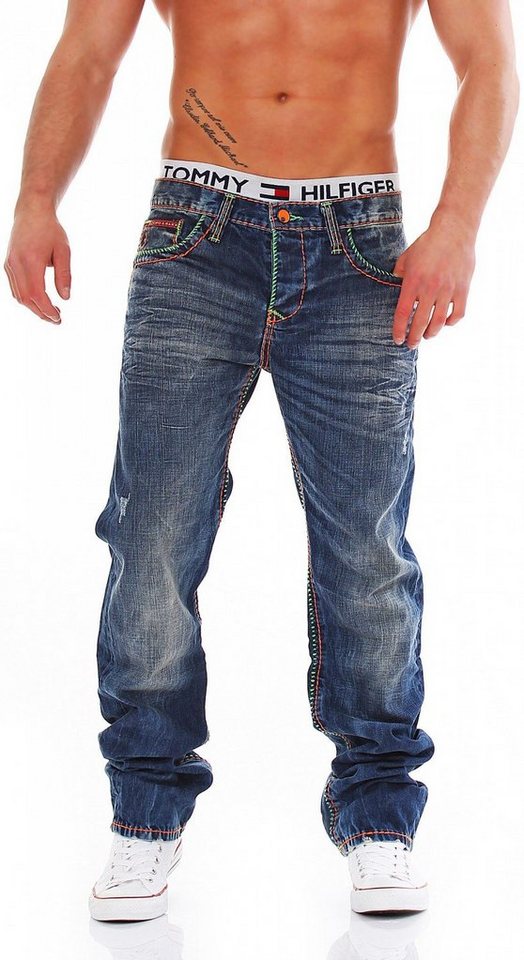 Cipo & Baxx Regular-fit-Jeans Cipo & Baxx C-1036 Regular Fit Herren Jeans von Cipo & Baxx