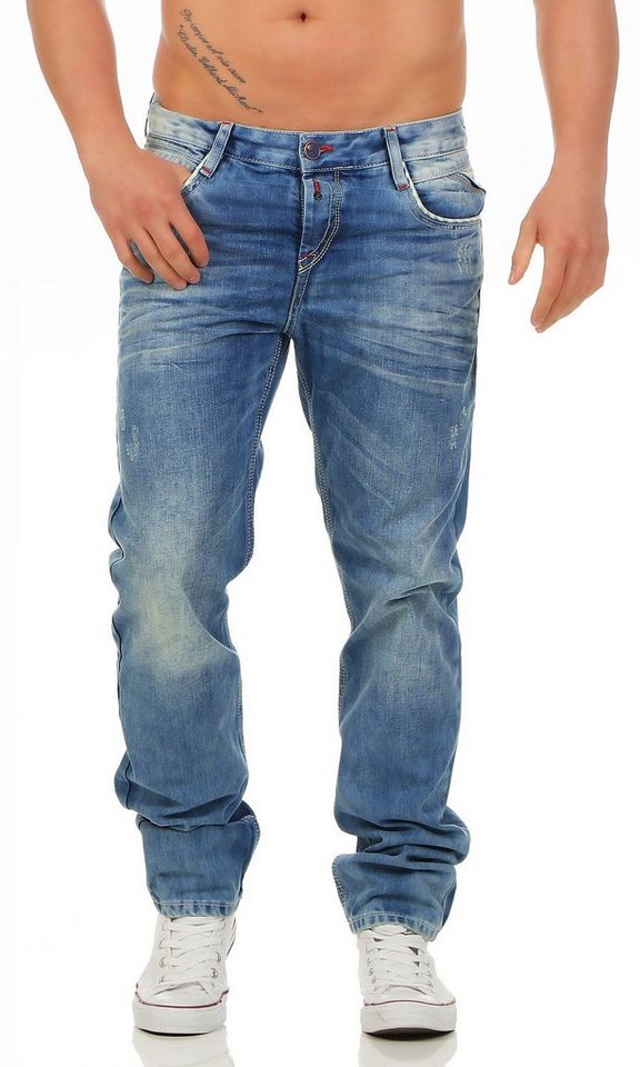 Cipo & Baxx Regular-fit-Jeans Cipo & Baxx C-1068 Regular Fit Herren Jeans von Cipo & Baxx