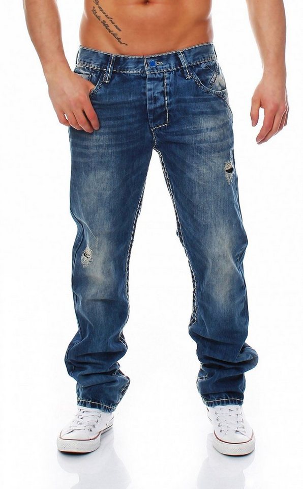 Cipo & Baxx Regular-fit-Jeans Cipo & Baxx C-1125 Regular Fit Herren Jeans von Cipo & Baxx