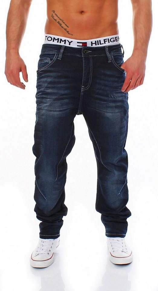 Cipo & Baxx Regular-fit-Jeans Cipo & Baxx C-44005 Carrot Fit Herren Jeans Hose von Cipo & Baxx