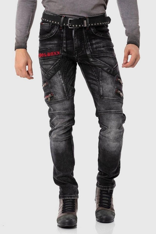 Cipo & Baxx Cargojeans Hose Lässige Details und Applikationen Cipo & Baxx Cargojeans Hose Lässige Details und Applikationen von Cipo & Baxx