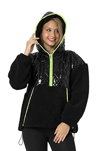 Cipo & Baxx Damen Hoodie Überziehjacke Sweater Jacke Pullover WL333 Schwarz XL von Cipo & Baxx