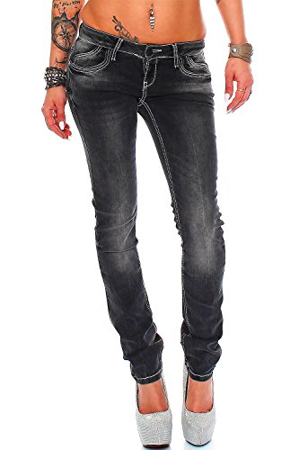 Cipo & Baxx Damen Jeans C46007 W29/L32 von Cipo & Baxx