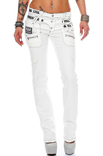 Cipo & Baxx Damen Jeans CBW0245 W28/L34 von Cipo & Baxx