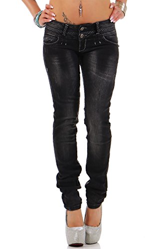 Cipo & Baxx Damen Jeans CBW0655-bans W27/L32 von Cipo & Baxx