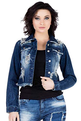 Cipo & Baxx Damen Jeansjacke Used Kurzgeschnitten Fransen Freizeitjacke Denim Auffällige Waschung Blau M Cipo & Baxx Damen Jeansjacke Used Kurzgeschnitten Fransen Freizeitjacke Denim Auffällige Waschung Blau M von Cipo & Baxx