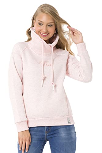 Cipo & Baxx Damen Sweater Hoherkragen Hoodie Sweatshirt WL336 Shellpink L Cipo & Baxx Damen Sweater Hoherkragen Hoodie Sweatshirt WL336 Shellpink L von Cipo & Baxx