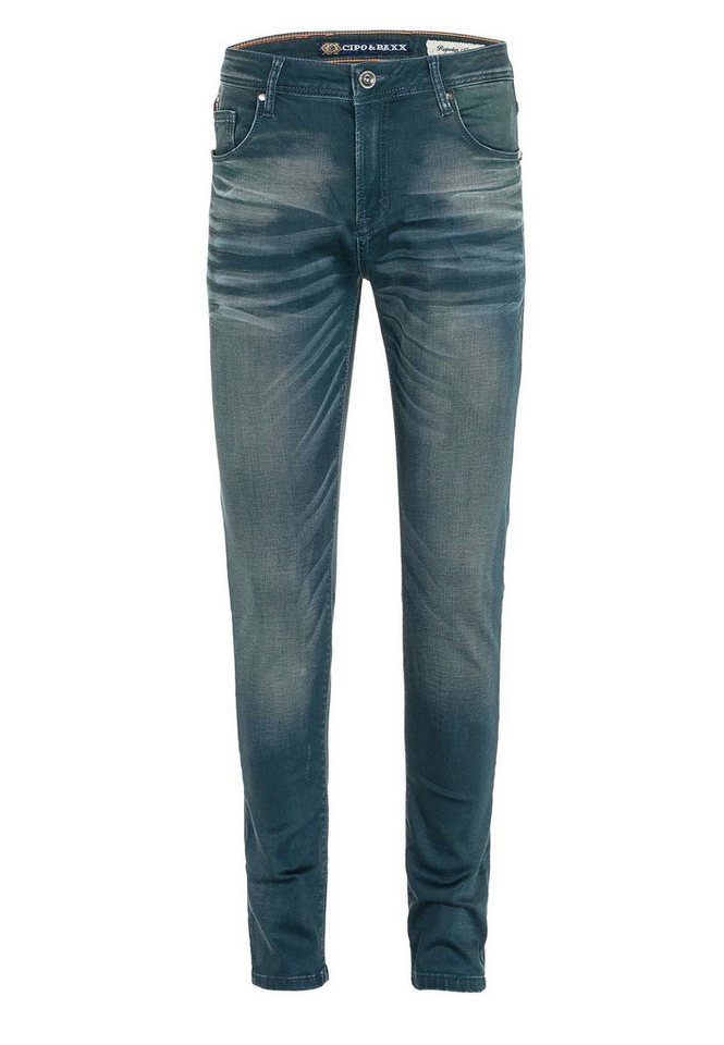 Cipo & Baxx Destroyed-Jeans Jeans Straight-Jeans mit Destroyed-Effekten, CD493 von Cipo & Baxx