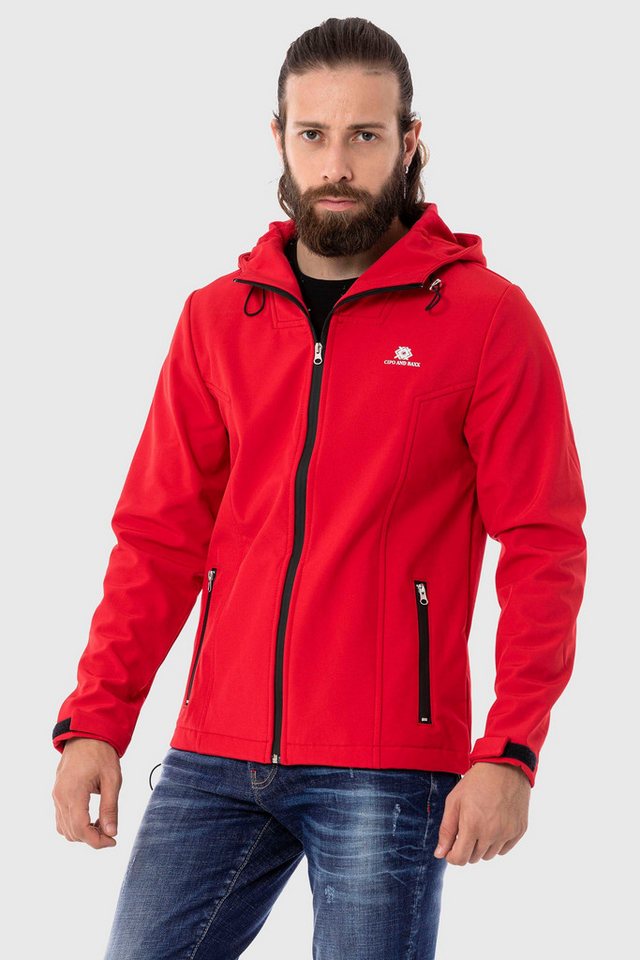 Cipo & Baxx Funktionsjacke Jacke im unifarbenen Look von Cipo & Baxx