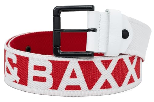 Cipo & Baxx Herren Gürtel Modell 05 Rot 90cm x 4,7cm von Cipo & Baxx