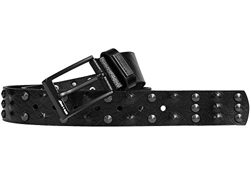 Cipo & Baxx Herren Gürtel Belt Nieten Design Ledergürtel CG122 Schwarz 100 von Cipo & Baxx