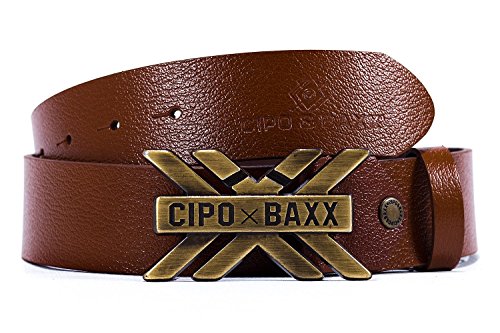 Cipo & Baxx Herren Gürtel CG147-bans Taba 110cm x 3,8cm von Cipo & Baxx