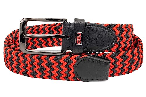 Cipo & Baxx Herren Gürtel CG188 Red-Black 95cm x 3,7cm von Cipo & Baxx