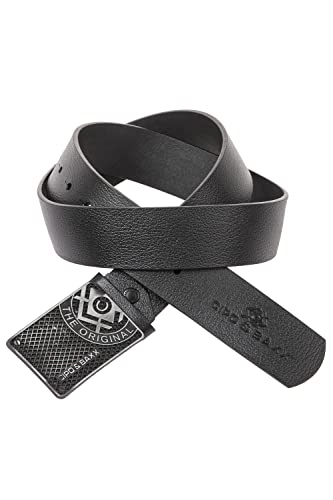 Cipo & Baxx Herren Gürtel Logo-Schließe Leder Belt CG192 Schwarz Gr.100 von Cipo & Baxx