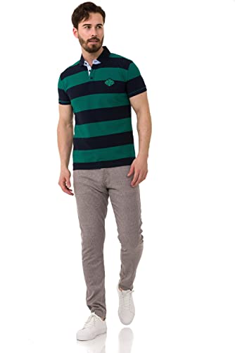 Cipo & Baxx Herren Hose Leinen Chino Sommerhose Denim Jeanshose CD840 Grau W33 L32 von Cipo & Baxx