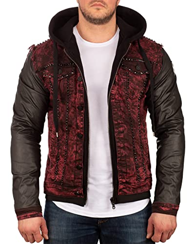 Cipo & Baxx Herren Jacke CJ259 Bordeaux XXL von Cipo & Baxx