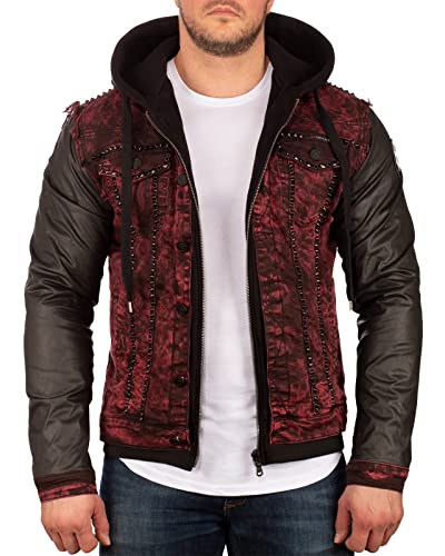 Cipo & Baxx Herren Jacke CJ259-bans Bordeaux XXL von Cipo & Baxx
