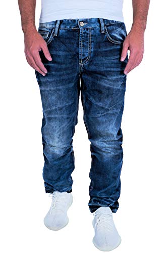 Cipo & Baxx Herren Jeans / Straight Fit Jeans Stevenage blau W 31 L 32 von Cipo & Baxx