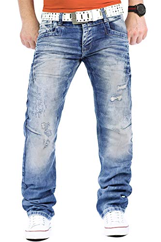 Cipo & Baxx Herren Jeans CD104, Blau, 40W / 32L Cipo & Baxx Herren Jeans CD104, Blau, 40W / 32L von Cipo & Baxx