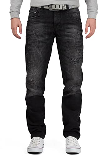 Cipo & Baxx Herren Jeans CD104, Schwarz, 31W / 32L von Cipo & Baxx