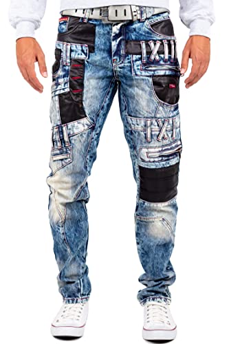 Cipo & Baxx Herren Jeans CD482-bans Blau W34/L32 von Cipo & Baxx