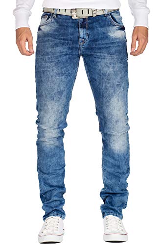 Cipo & Baxx Herren Jeans CD533-bans Blau W32/L34 von Cipo & Baxx