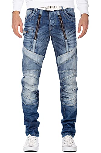 Cipo & Baxx Herren Jeans CD576-bans Blau W32/L32 von Cipo & Baxx