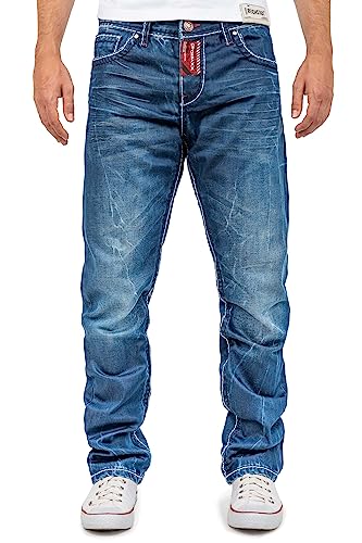 Cipo & Baxx Herren Jeans CD709-bans Blau W42/L32 von Cipo & Baxx