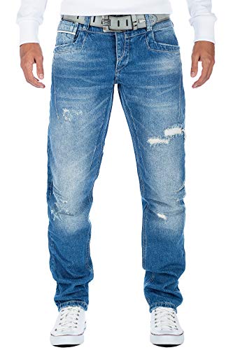 Cipo & Baxx Herren Jeans Hose CDB104BANS Blau W34/L34 Cipo & Baxx Herren Jeans Hose CDB104BANS Blau W34/L34 von Cipo & Baxx