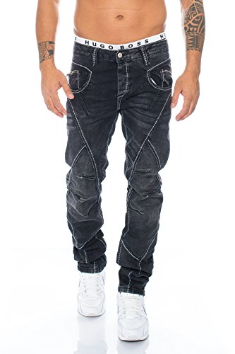 Cipo & Baxx Herren Jeans Hose mit Nähten von Cipo & Baxx