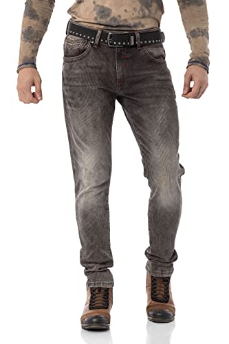 Cipo & Baxx Herren Jeanshose Pants Denim CD811 Braun W32 L32 von Cipo & Baxx