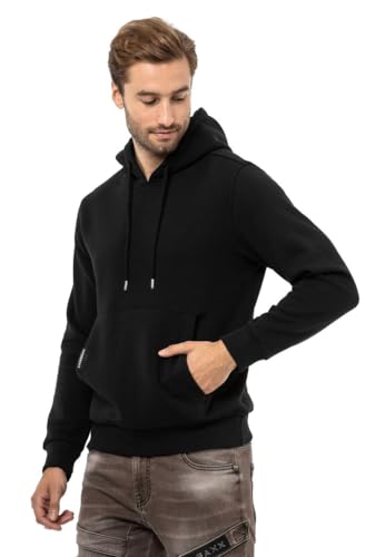 Cipo & Baxx Herren Kapuzenpullover Basic Hoodie Premium Sweatshirt Sweater CL557 Schwarz XL Cipo & Baxx Herren Kapuzenpullover Basic Hoodie Premium Sweatshirt Sweater CL557 Schwarz XL von Cipo & Baxx