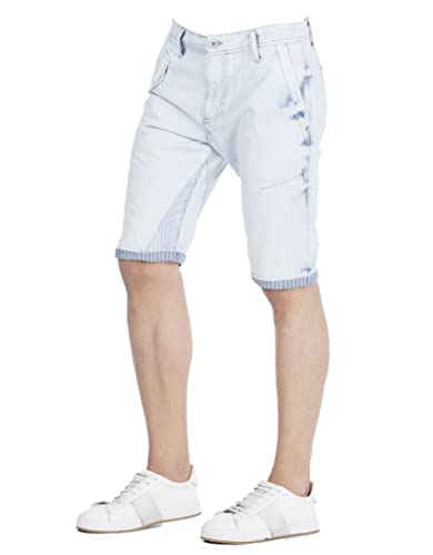 Cipo & Baxx Herren Kurze Hose Shorts Sommer Bermuda Jeans Denim CK141 Blau W34 von Cipo & Baxx
