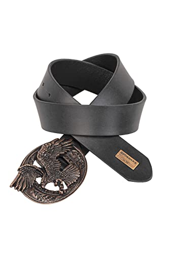 Cipo & Baxx Herren Leder Gürtel Belt Accessoire Design Ausgefallen Schließe CG200 Schwarz Gr.85 von Cipo & Baxx