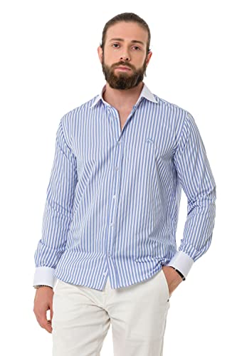 Cipo & Baxx Herren Leinen Hemd Langarm Freizeithemd Standardkragen CH192 Blau XL Cipo & Baxx Herren Leinen Hemd Langarm Freizeithemd Standardkragen CH192 Blau XL von Cipo & Baxx