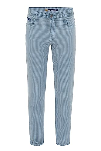 Cipo & Baxx Herren Leinenhose Jeans Denim Gestreift Freizeithose Baumwolle CD841 Blau W42 L32 Cipo & Baxx Herren Leinenhose Jeans Denim Gestreift Freizeithose Baumwolle CD841 Blau W42 L32 von Cipo & Baxx
