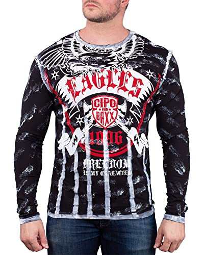 Cipo & Baxx Herren Longsleeve CL493 Schwarz L Cipo & Baxx Herren Longsleeve CL493 Schwarz L von Cipo & Baxx
