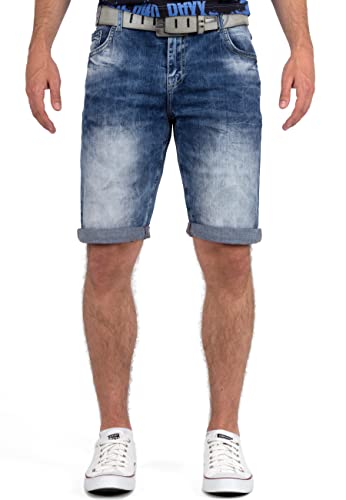 Cipo & Baxx Herren Shorts 21CB17-BANS Blau W40 von Cipo & Baxx