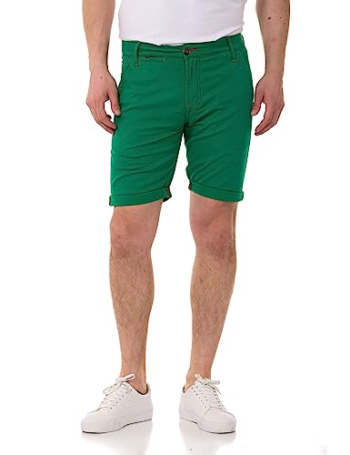 Cipo & Baxx Herren Shorts Chino Bermuda Kurzehose CK272 Grün W33 von Cipo & Baxx