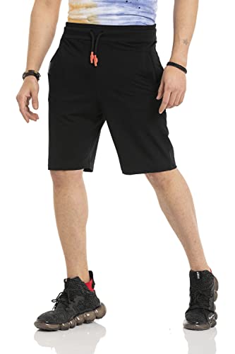 Cipo & Baxx Herren Shorts Kurze Hose Sweat-Pants Bermuda Capri Freizeithose CK271 Schwarz L von Cipo & Baxx