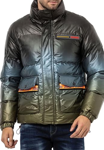 Cipo & Baxx Herren Steppjacke Winterjacke Outdoor Farbverlauf Daunenjacke CM221 Khaki L Cipo & Baxx Herren Steppjacke Winterjacke Outdoor Farbverlauf Daunenjacke CM221 Khaki L von Cipo & Baxx